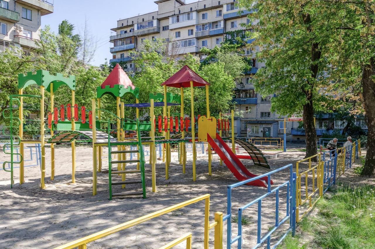 Artal Apartment On Obolonskyi Avenue 16A キエフ エクステリア 写真