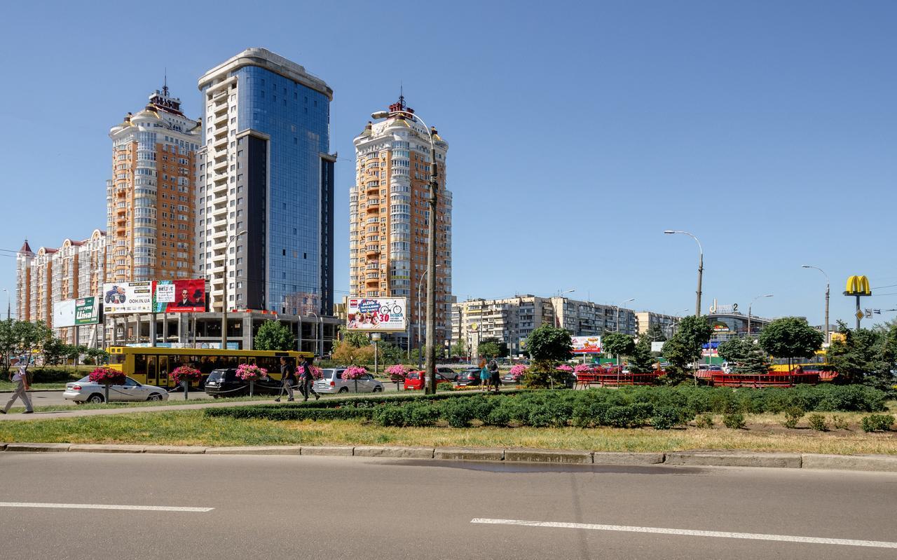 Artal Apartment On Obolonskyi Avenue 16A キエフ エクステリア 写真